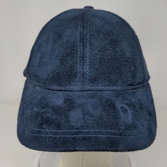 Unbranded Snapback Hat Blue OSFM Suede Adjustable 6 Panel Blank - Picture 2 of 7